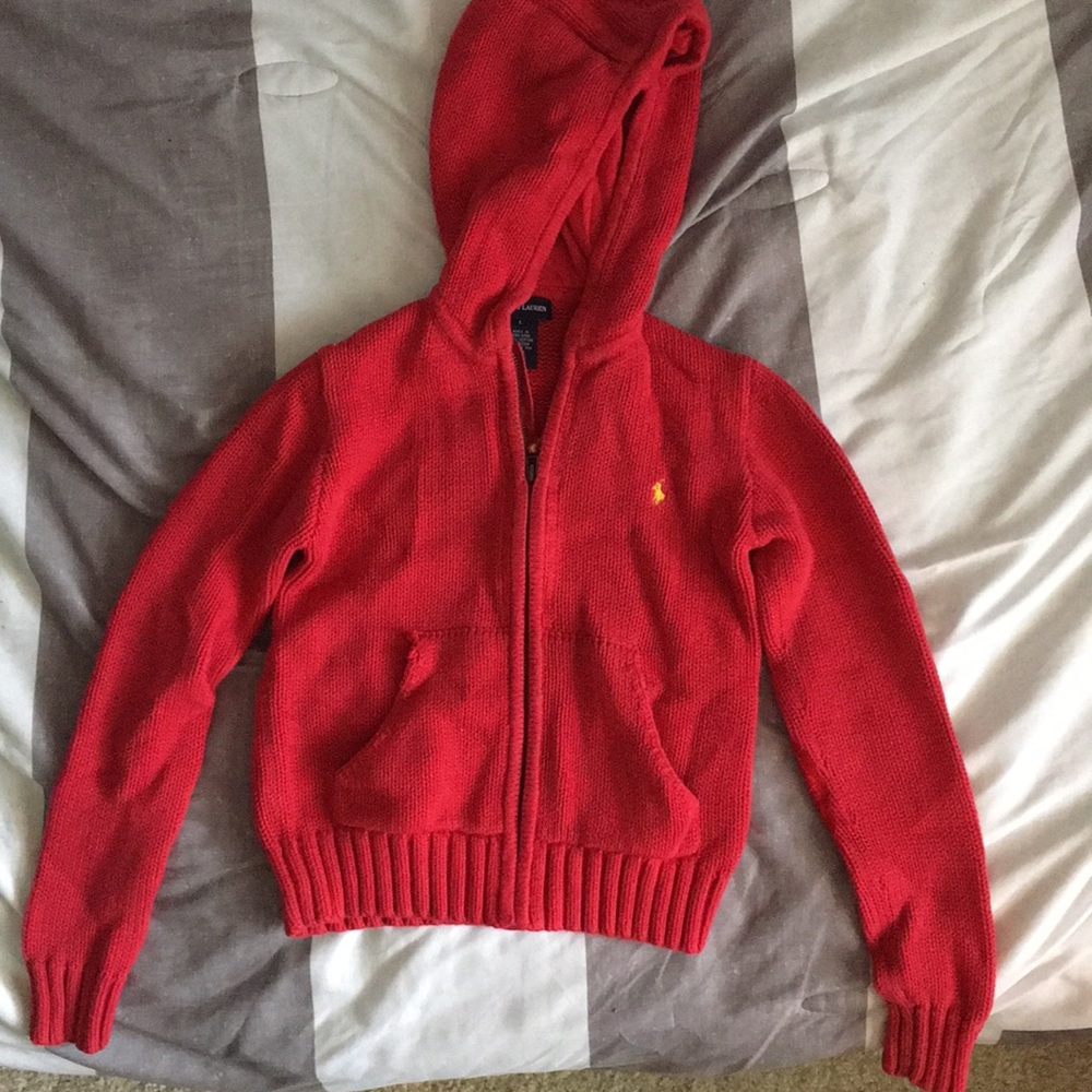 Ralph Lauren zip/hooded sweater